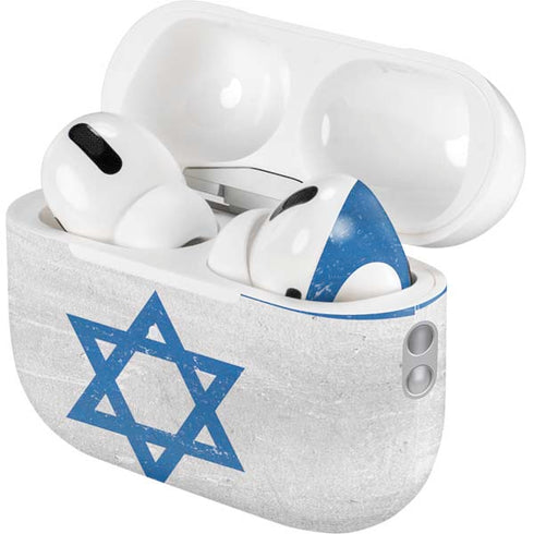 Israel Flag Distressed AirPods Pro 2nd Gen Skin